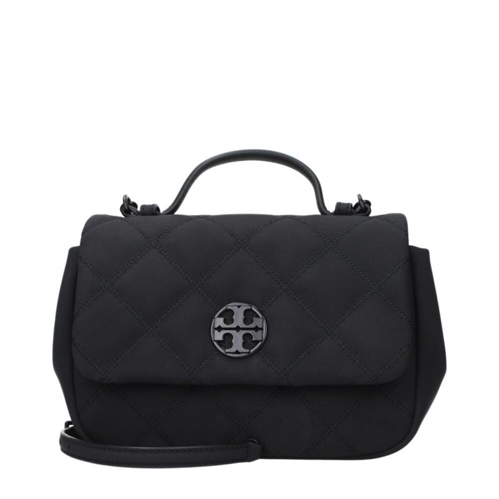 Tory Burch Black Fabric Women's Handbag